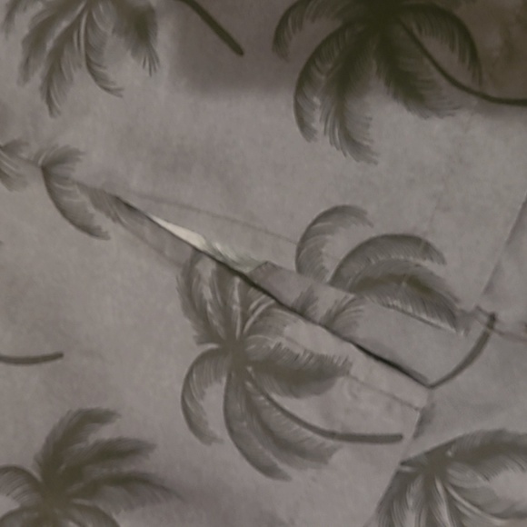 Makani Hawaiian Palm Tree Button Up Shirt XL - Picture 5 of 5